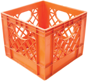 Crate 33x33x27 cm Orange