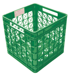 Crate 36x36x36 cm Green